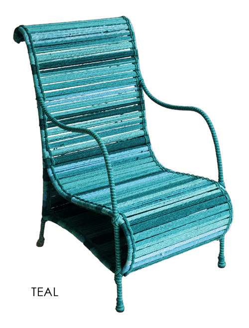 Love Chair in Teal Color